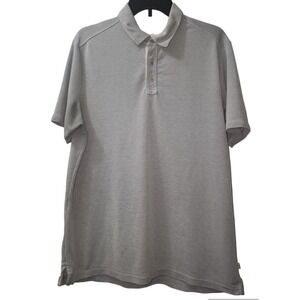 Tommy Bahama‎ Polo Shirt Short Sleeve Casual Collared Gray Men's Size M